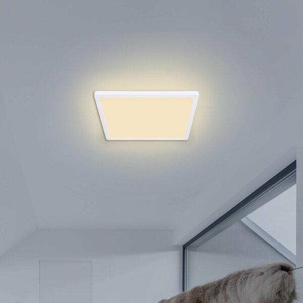 Globo Plafoniera a LED Sapana, dimmerabile, Bianco / Opale, Soggiorno / Sala da pranzo, Plastica, Moderno, Plafoniera LED