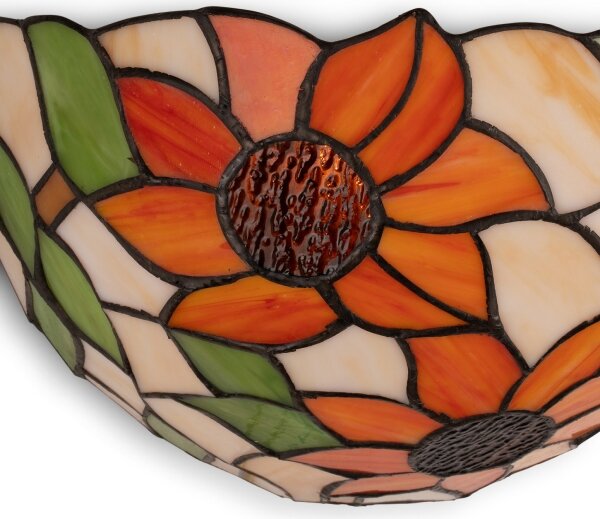 Brilagi - Applique Tiffany in vetro colorato SUNFLOWER 1xE14/40W/230V