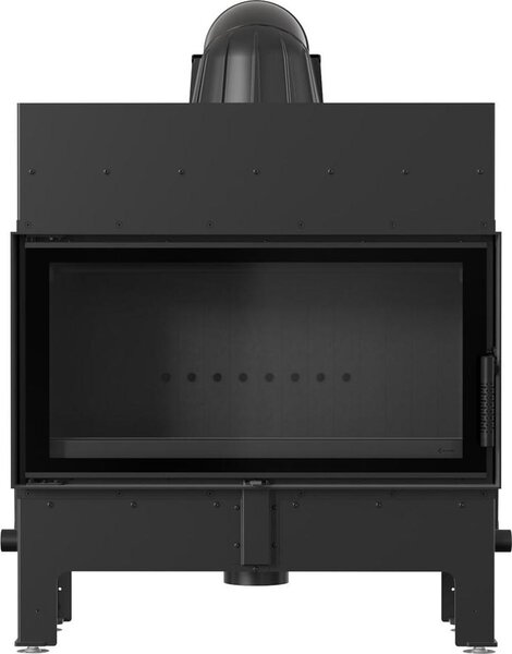 Ventilatore per caminetto FLOKI L singolo con termotecnica e chiusura nera