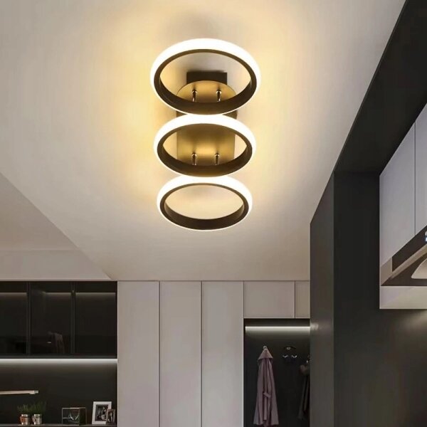 Plafoniera LED dimmerabile LED/30W/230V 3000-6500K nero Wi-Fi Tuya + telecomando