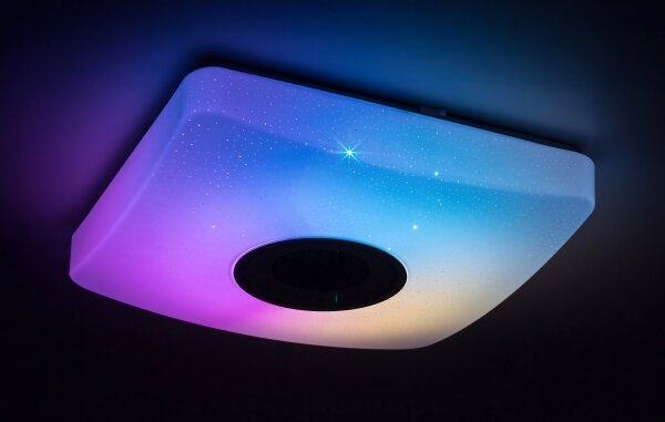 Rabalux - Plafoniera LED RGB dimmerabile con altoparlante LED/18W/230V + telecomando