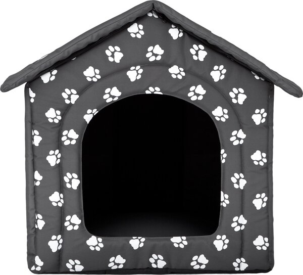Cuccia per cani, cuccia per cani, letto per cani, casa per gatti, caverna per gatti Mittle - 44 x 38 cm grigio con zampe