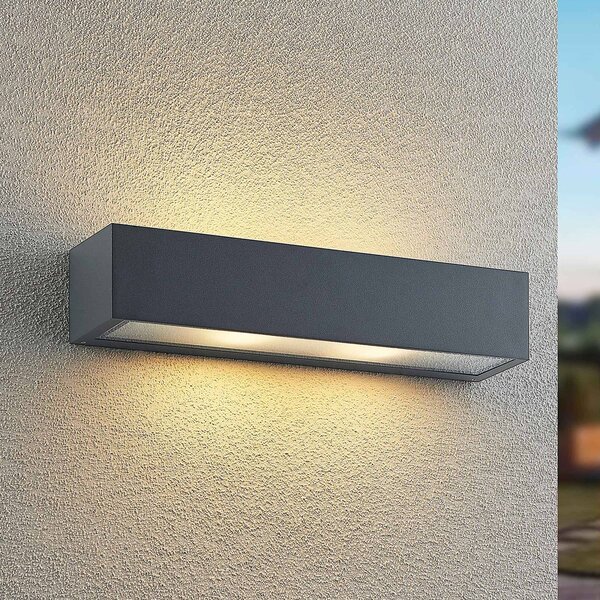 Applique da esterni LengoE27 Arcchio, Alluminio / Grigio / Zincato, Alluminio, Moderno, Applique da esterni