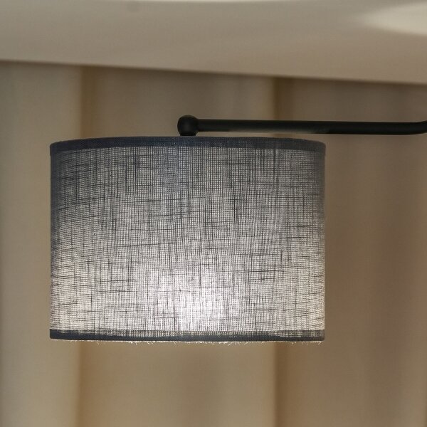 Plafoniera ALBA 3xE27/15W/230V grigio