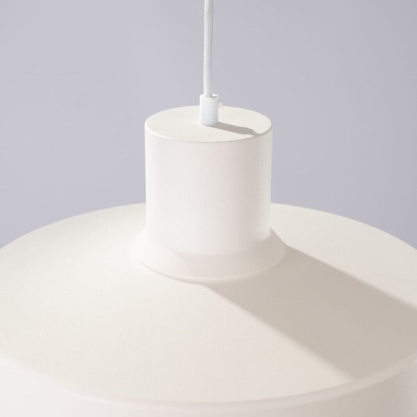 Sollux SL.1704 - Lampadario a sospensione con filo BILO 1xE27/15W/230V diametro 35 cm color crema