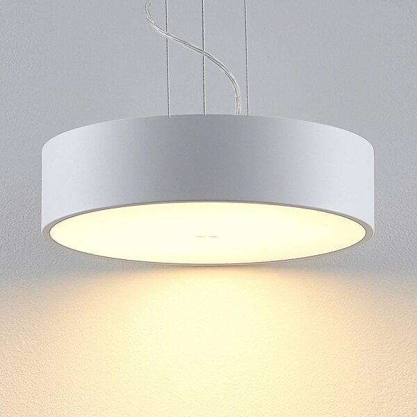 Arcchio Lampada LED a sospensione Noabelle, Ø 40 cm, bianco, metallo Noabelle Arcchio, dimmerabile, Bianco / Opale, Cucina, Metallo, Moderno