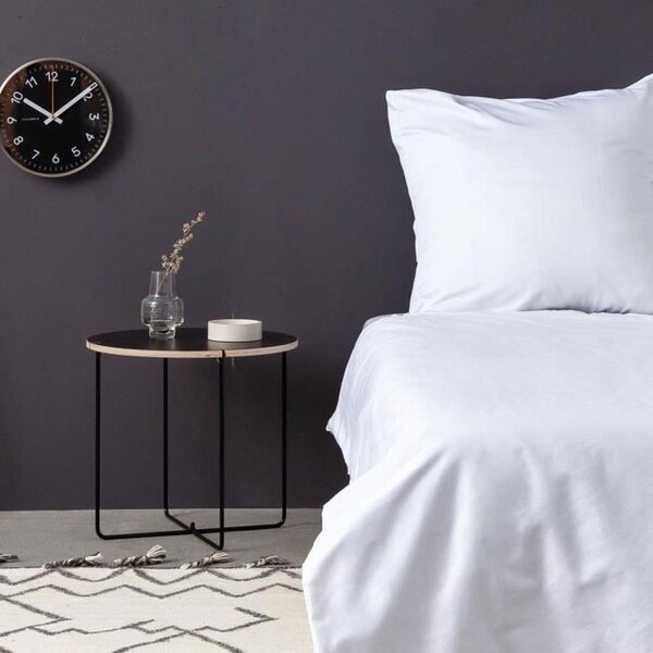 L'Essentiel Linge de Maison, De White, Set copripiumino King in raso (FR), bianco, 100 % raso di cotone, 240 x 220 cm