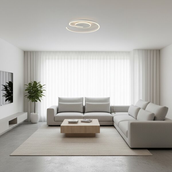 Brilagi - Plafoniera dimmerabile SPIRAL LED/56W/230V 3000/4000/6000K+telecomando