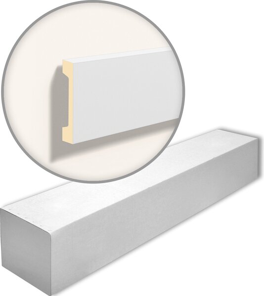 NMC MA20-box DOMOSTYL Noel Marquet 1 cartone con 5 strisce decorative Parapetto Profilo per facciate stile moderno colore grigio | 10 m