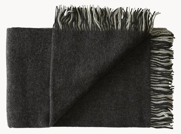 Coperta in lana con frange Drejø