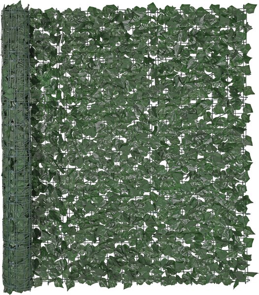 VEVOR recinzione privacy in edera, 1500 x 2490 mm, muro vegetale, recinzione verde in edera con collegamento rinforzato, siepe artificiale con foglie di vite come decorazione per giardino, cortile e patio