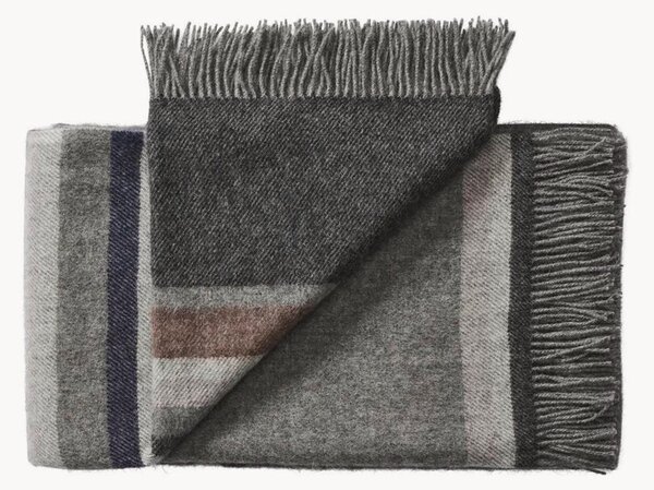 Coperta in lana con frange Lyø
