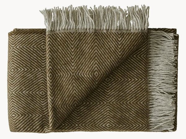 Coperta in lana con frange Livø