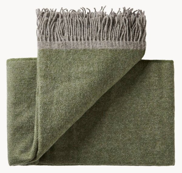 Coperta in lana con frange Alrø
