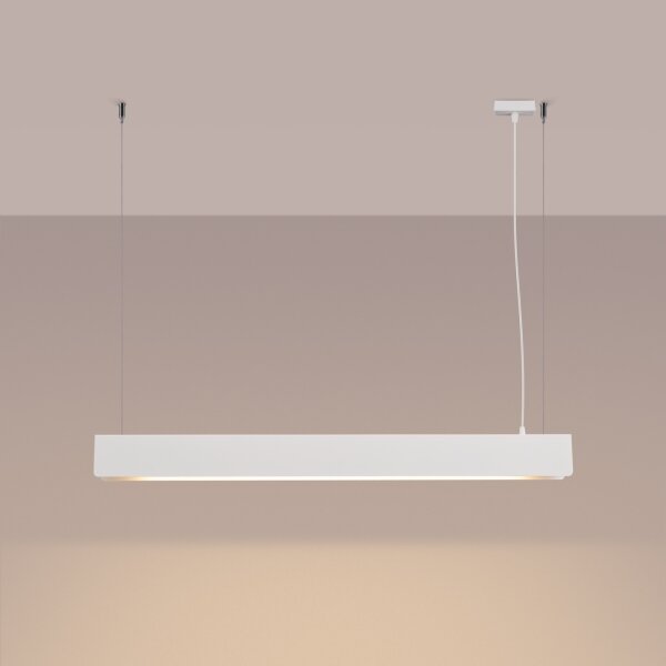Sollux SL.1394 - Lampadario LED a sospensione con filo SPARK 1xG13/8,5W/230V bianco