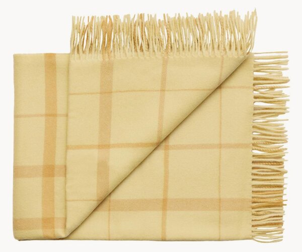 Coperta in lana con frange Warp