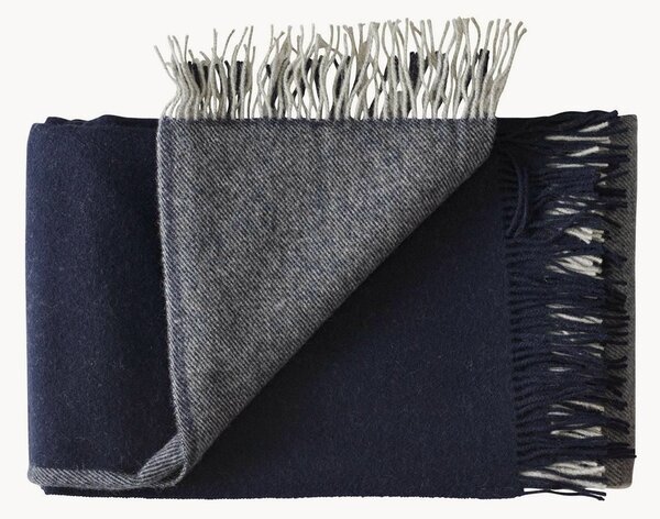 Coperta in lana con frange Drejø