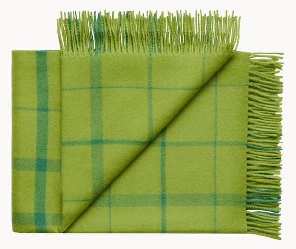 Coperta in lana con frange Warp