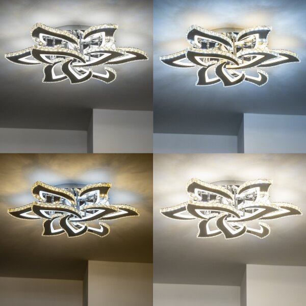 Brilagi - Lampadario a plafone LED dimmerabile TWIST LED/180W/230V 3000-6500K + +TC