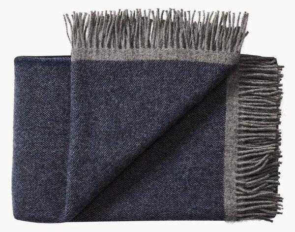 Coperta in lana con frange Alrø