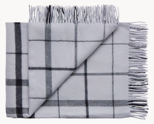 Coperta in lana con frange Warp
