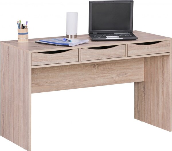 Scrivania SAMO 120 cm Scrivania da ufficio di design in rovere Sonoma
