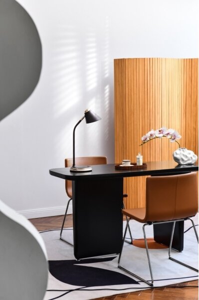 Immax 08971L - Lampada da tavolo LED dimmerabile FINCH LED/9W/12/230V marrone/oro