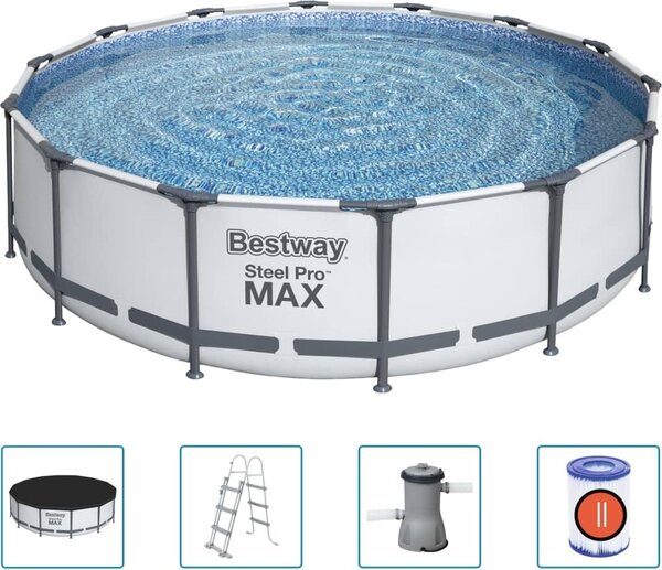 Set piscina Bestway Steel Pro MAX 427x107 cm