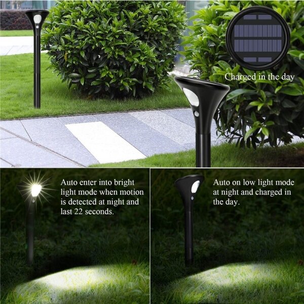 Immax 08502L - Lampada solare LED con sensore LED/1W/3,7V 6000K IP65