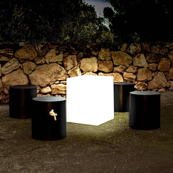 Cubo di lampada decorativa Newgarden Cuby altezza 53 cm