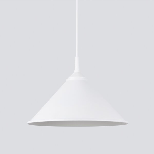 Sollux SL.1325 - Lampadario a sospensione con filo ZUMA 1xE27/15W/230V diametro 30 cm bianco