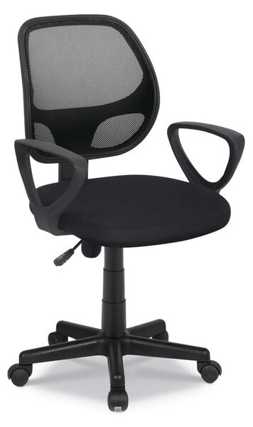 Sedia da ufficio Rousseau Hippa poliestere nero