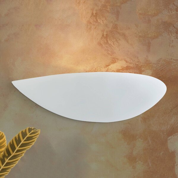 ORION Applique da parete TAMARA, dimmerabile, Bianco / Opale, Soggiorno / Sala da pranzo, Ceramica, Moderno, Applique