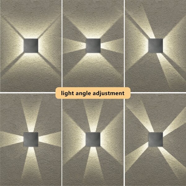 Brilagi - Applique LED da esterno QUADRAY LED/4W/230V antracite IP65