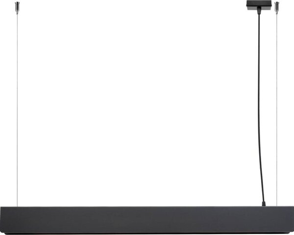 Lampada a sospensione SPARK nero 1xG13 8,5W acciaio 120x8x100cm Sollux Lighting