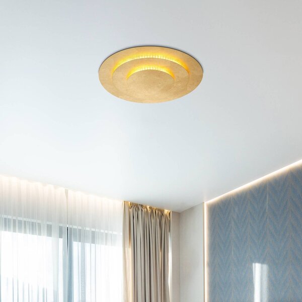 Globo Plafoniera a LED Heda, Ottone / Oro, Soggiorno / Sala da pranzo, Metallo, Moderno, Plafoniera LED