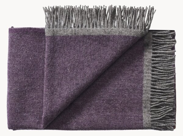 Coperta in lana con frange Alrø