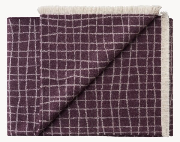 Coperta premium in baby alpaca con frange Trujillo