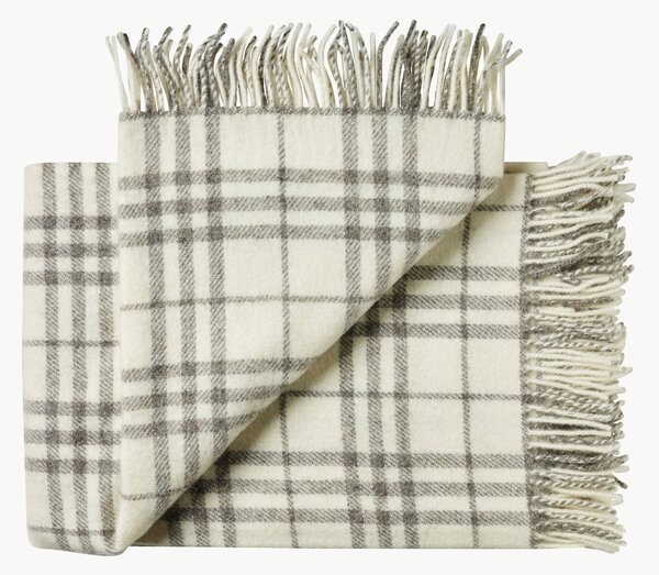 Coperta in lana con frange Bornholm