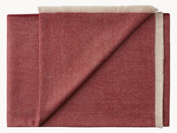 Coperta premium in baby alpaca con frange Trujillo