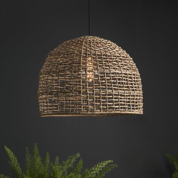 PR Home Lampada a sospensione Cebu, dimmerabile, Legno chiaro, Soggiorno / Sala da pranzo, Legno, Campagna / Rustiche, Lampada a sospensione