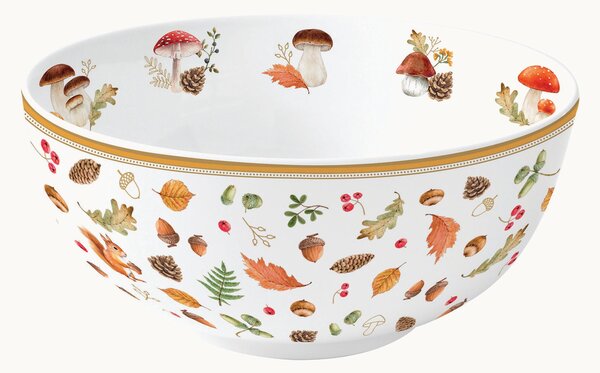 Set di 4 ciotole in porcellana Autumn Breeze
