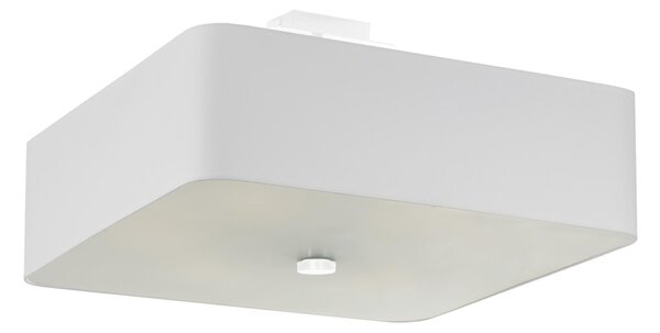 Lampada da soffitto LOKKO 45 bianco 5xE27 15W tessuto/vetro/acciaio 25x45x45cm Sollux Lighting