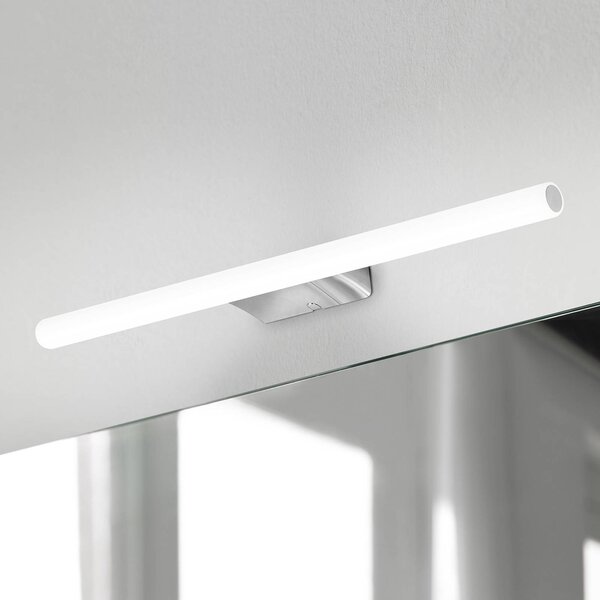 Ebir Applique da parete Irene, Cromo / Argento, Bagno, Plastica, Moderno, Applique