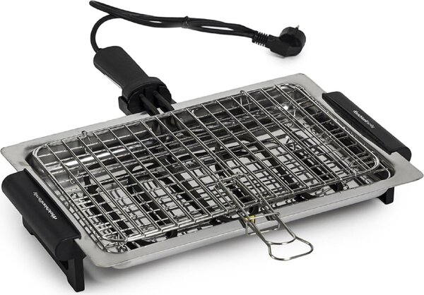 SPIEDINA Grill elettrico da 1600W di potenza con griglia estraibile