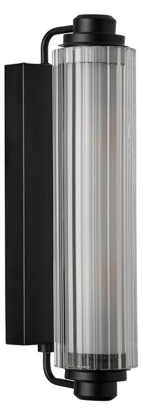Nordlux Applique da parete Nimal Double, dimmerabile, Nero, Bagno, Plastica, Applique