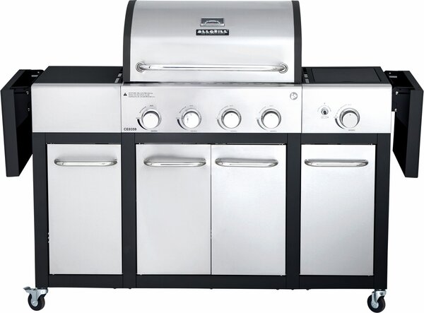 All'Grill ALL'GRILL MAJOR incl. tavoli laterali ribaltabili - 15,5 kW, 4 fuochi