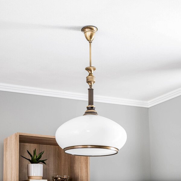 Lampada a sospensione Petro Jupiter, dimmerabile, Bronzo / Ottone antico, Soggiorno / Sala da pranzo, Metallo, Antico, Lampada a sospensione