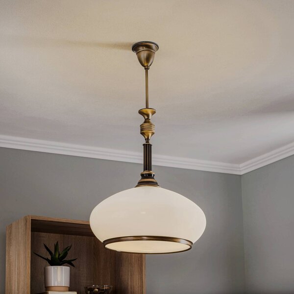 Lampada a sospensione Petro Jupiter, dimmerabile, Bronzo / Ottone antico, Soggiorno / Sala da pranzo, Metallo, Antico, Lampada a sospensione