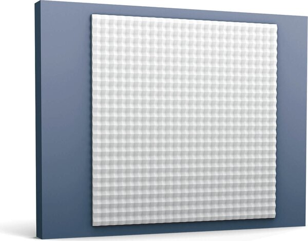 Pannello murale 3d Orac Decor W117 MODERN SLOPE Pannello murale Elemento decorativo stile moderno colore bianco 1 m2